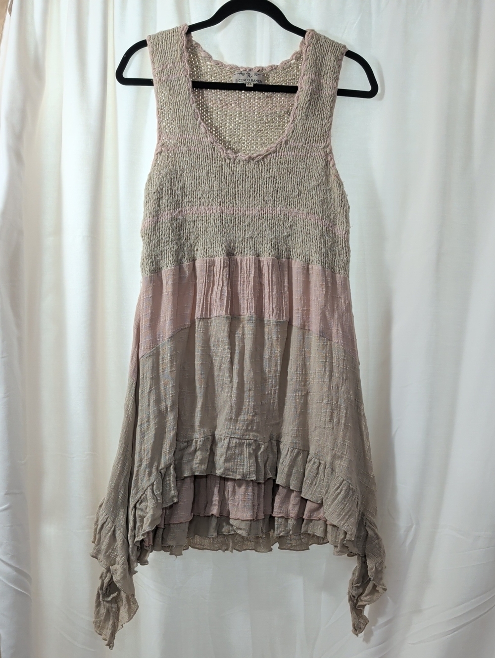 R Cinco Ranch Boho Western Cotton Dress